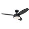 Westinghouse Ceiling Fan Indoor 42In Alloy LED MtBlack Rvrs 3-Bld Char/RvrBd Opl Fr Glass 7305000 - alternate 1